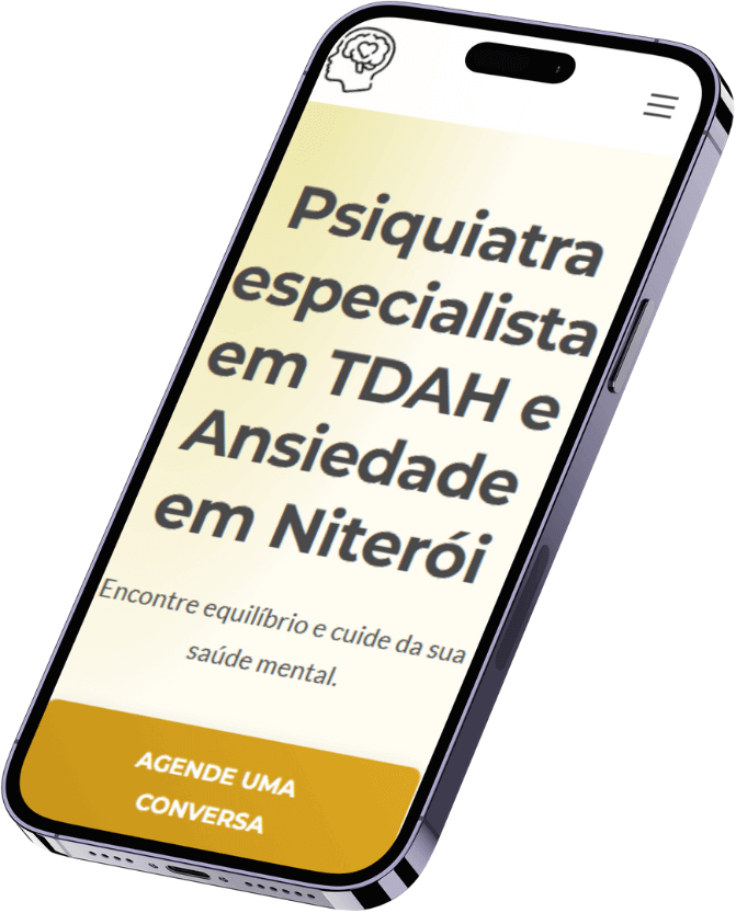 Projeto de site para consultório de psiquiatria.